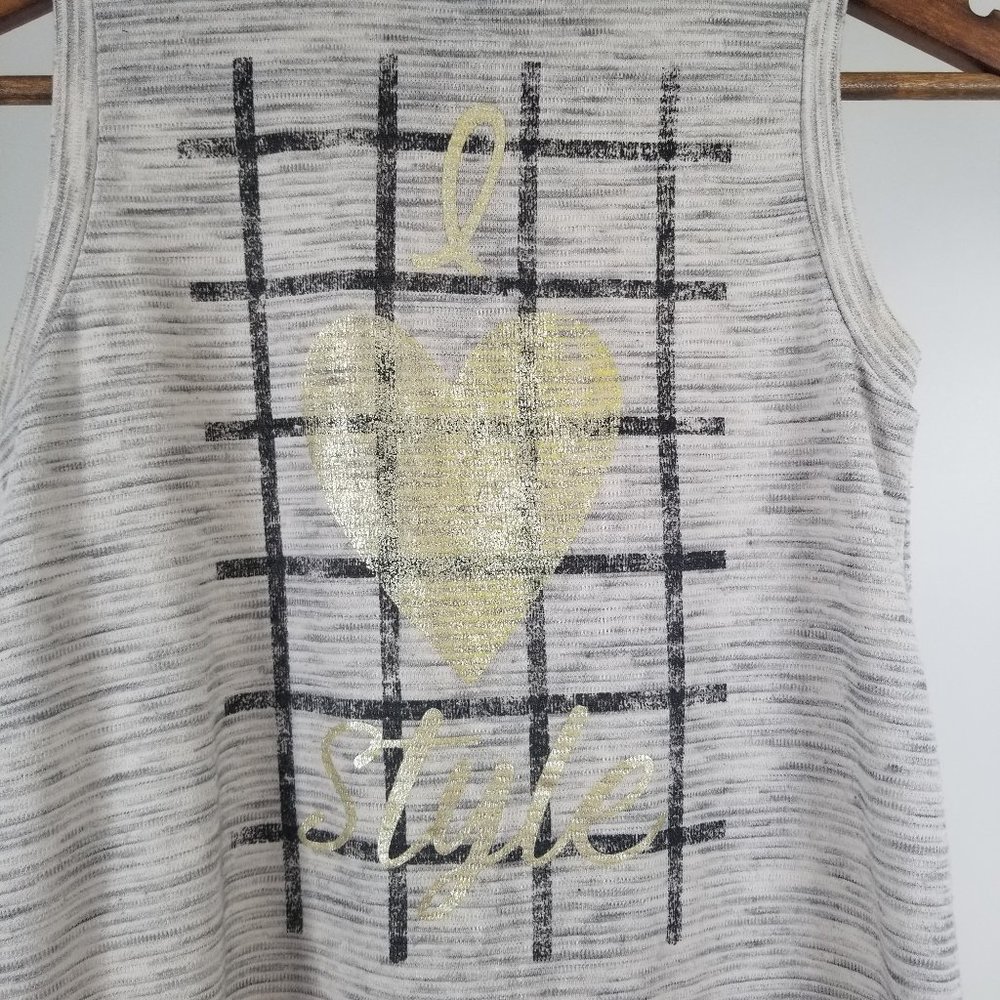 🌵 Total Girl Sleeveless High Low Gray Dress - Picture 3 of 6